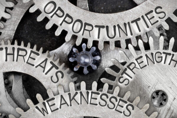 Macro,Photo,Of,Tooth,Wheel,Mechanism,With,Imprinted,Strengths,,Weaknesses,